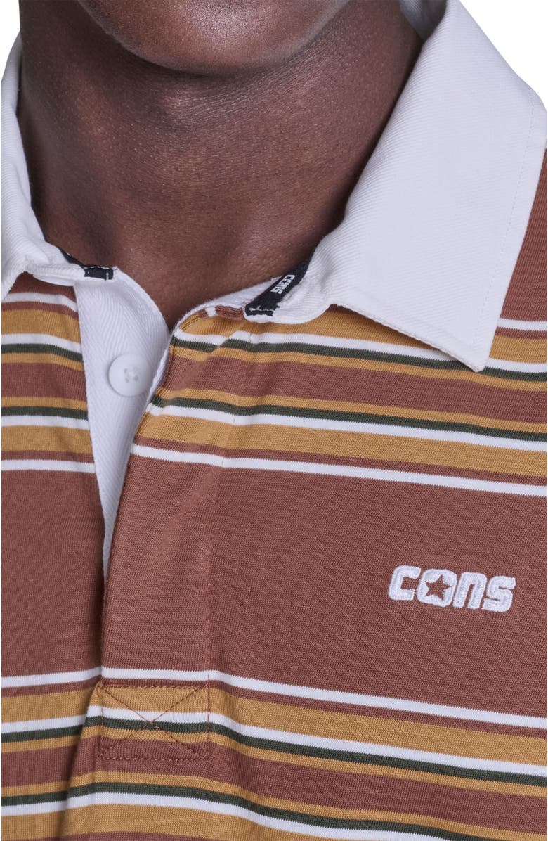 Converse Cons Stripe Polo, Alternate, color, Unearthed Multi