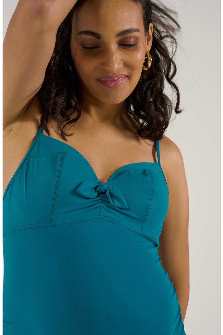 Underwired maternity swimsuit Monaco C/D Cup, Alternate, color, Emerald