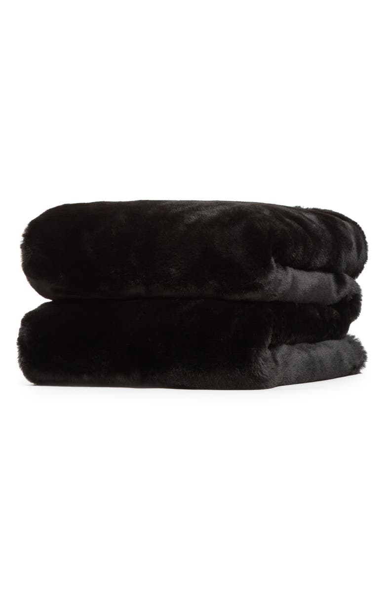 Apparis Little Brady Faux Fur Throw Blanket, Main, color,
