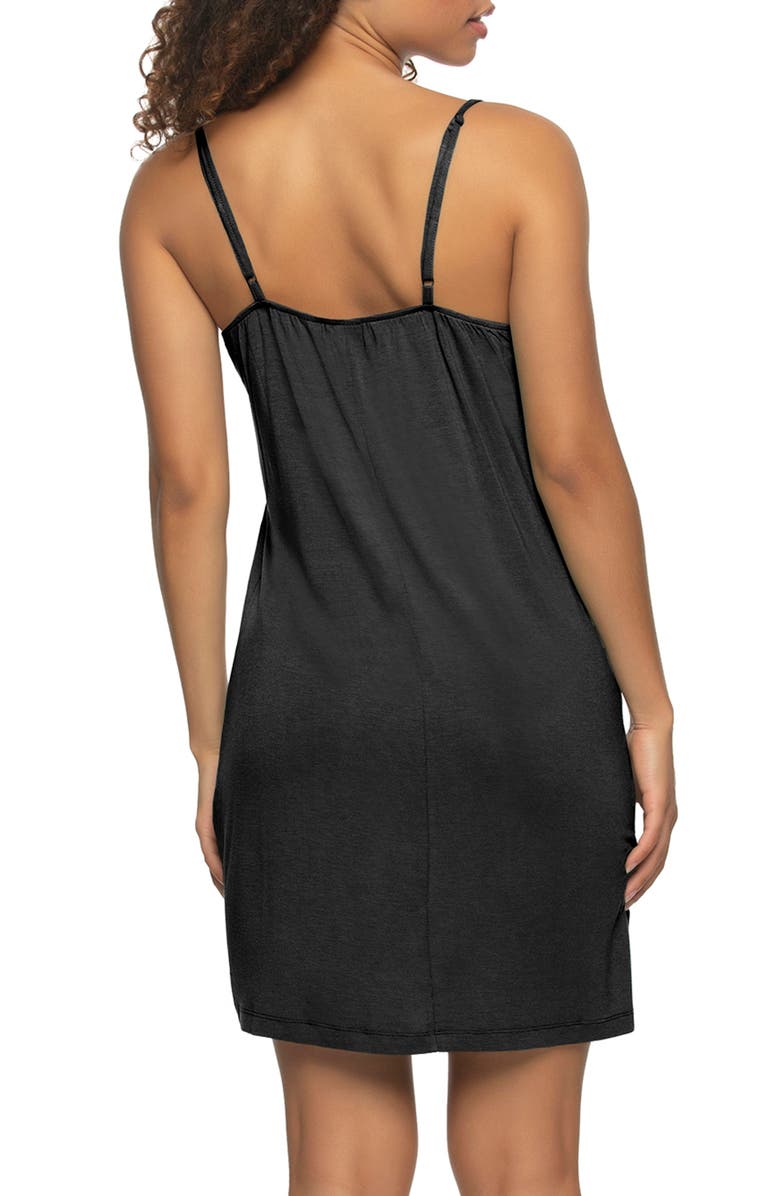 Felina Elysees Chemise, Alternate, color, Black