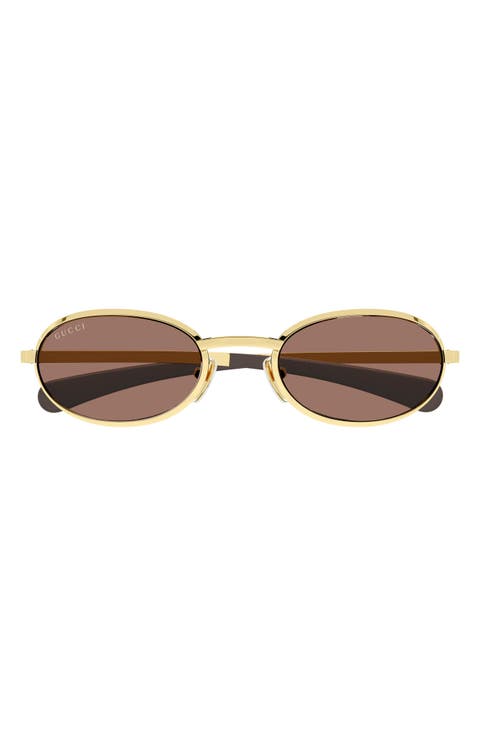 53mm Oval Sunglasses