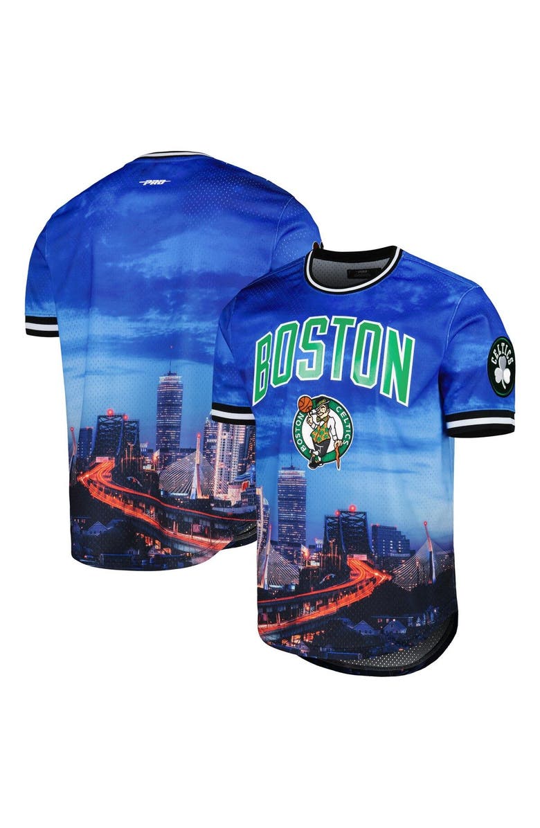 PRO STANDARD Men's Pro Standard Boston Celtics Cityscape Stacked Logo T-Shirt, Main, color, 