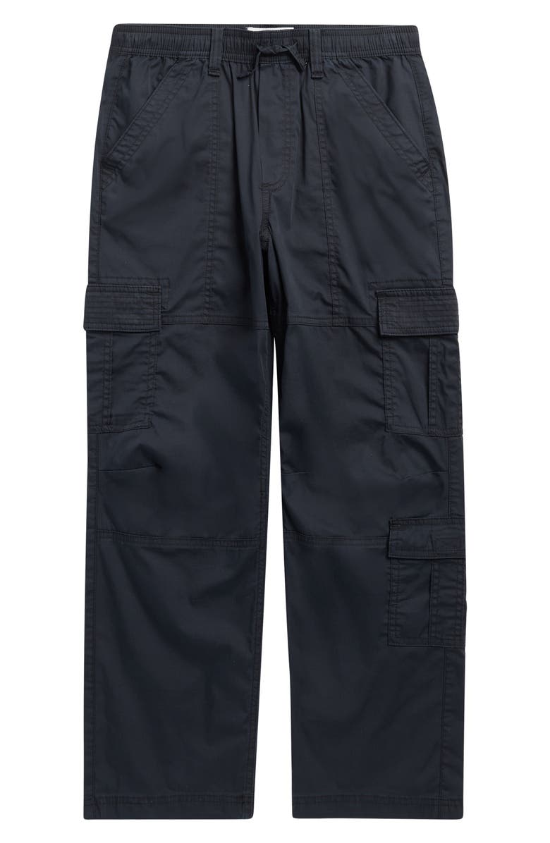 abercrombie kids Kids' Baggy Cargo Pants, Main, color, Anthracite