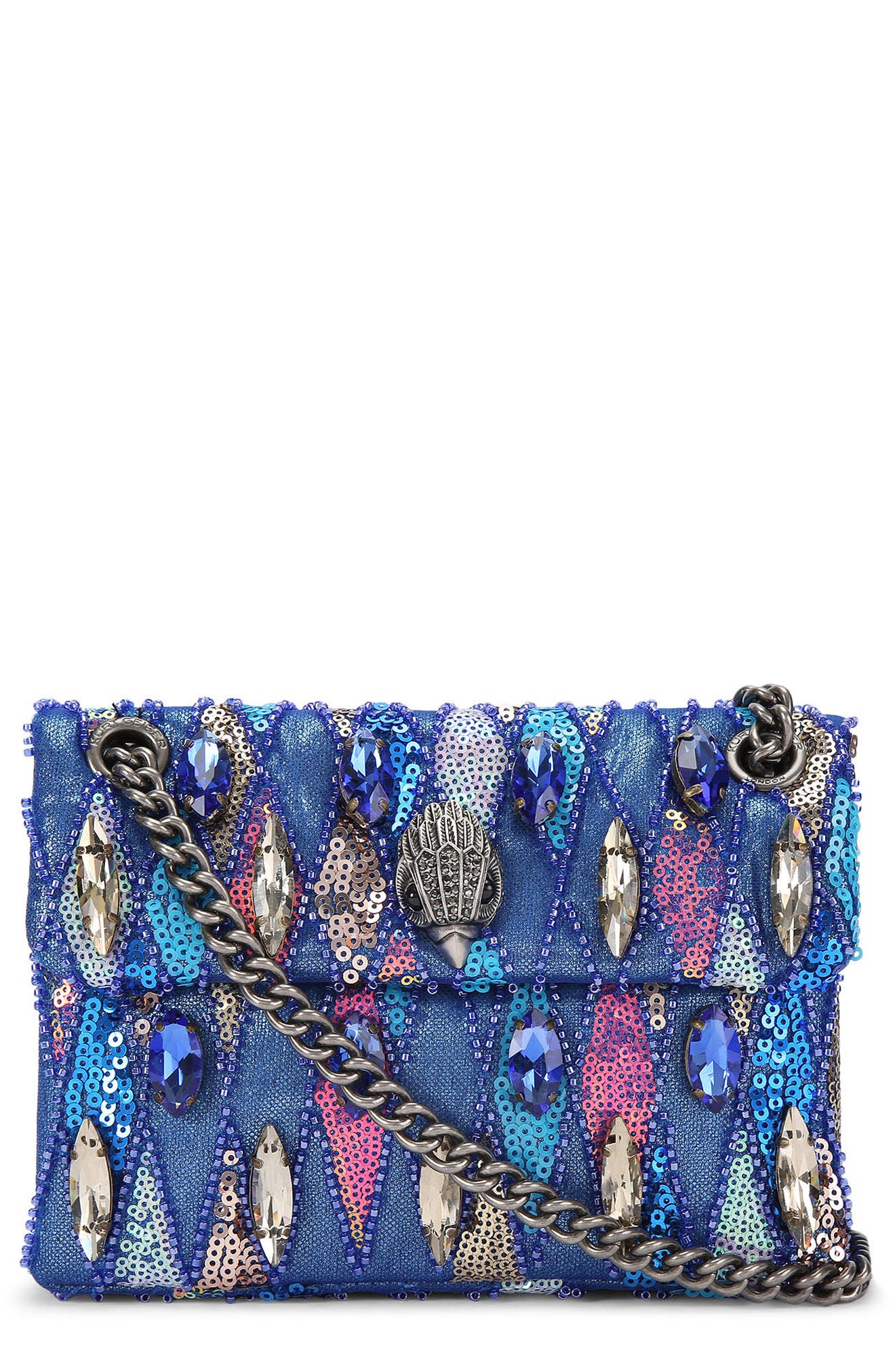 Kurt Geiger London Mini Sequin Kensington Convertible Crossbody Bag, Main, color, 