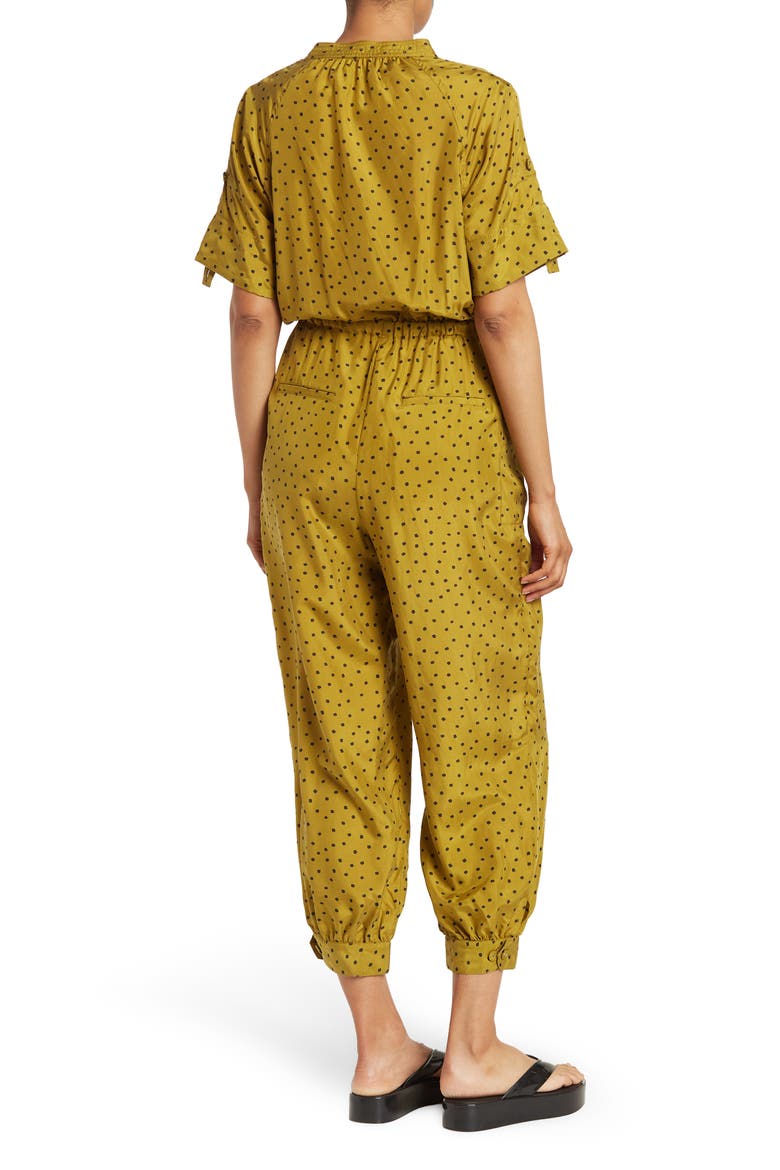 Francis Silk Jumpsuit, Alternate, color, POLKA DOT