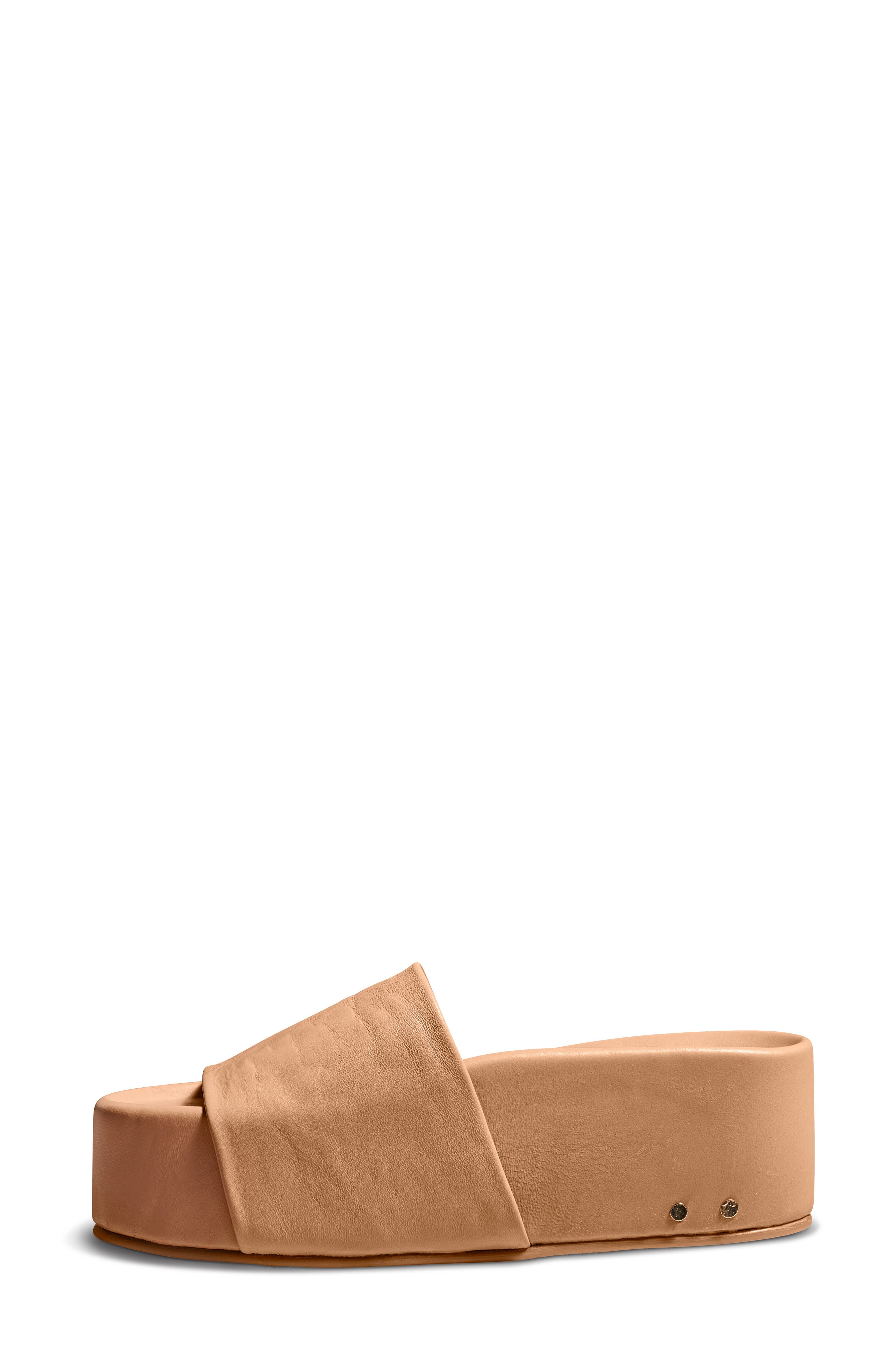 Beek Albatross Platform Slide Sandal, Alternate, color, Beach