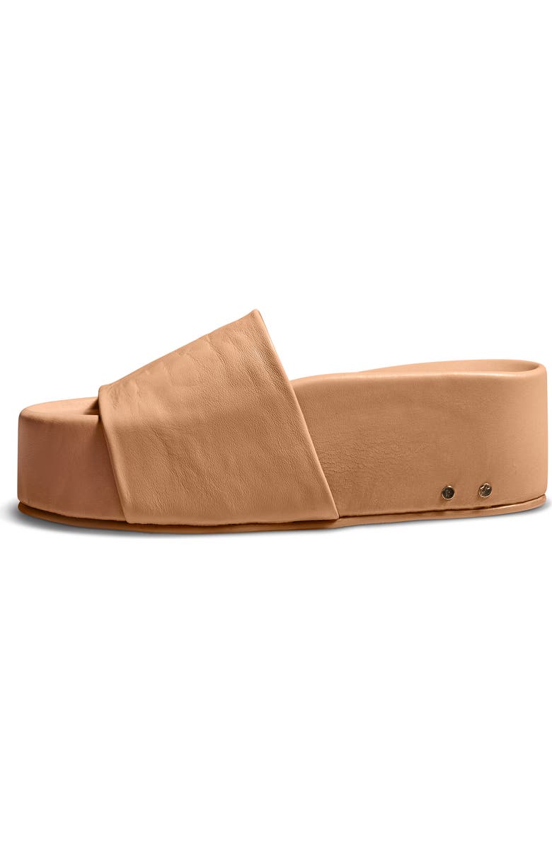 Beek Albatross Platform Slide Sandal, Alternate, color, Beach