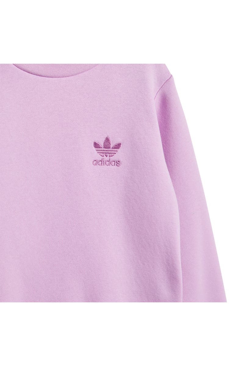 adidas Kids' Adicolor Crewneck Sweatshirt & Joggers Set, Alternate, color, 