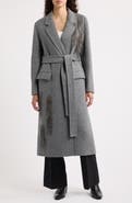 KOBI HALPERIN Sydni Wool & Silk Blend Wrap Coat