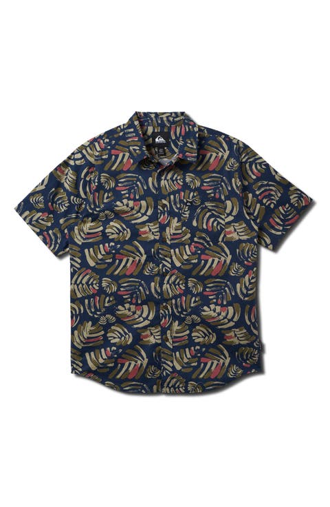 Shades Classic Short Sleeve Button-Up Shirt