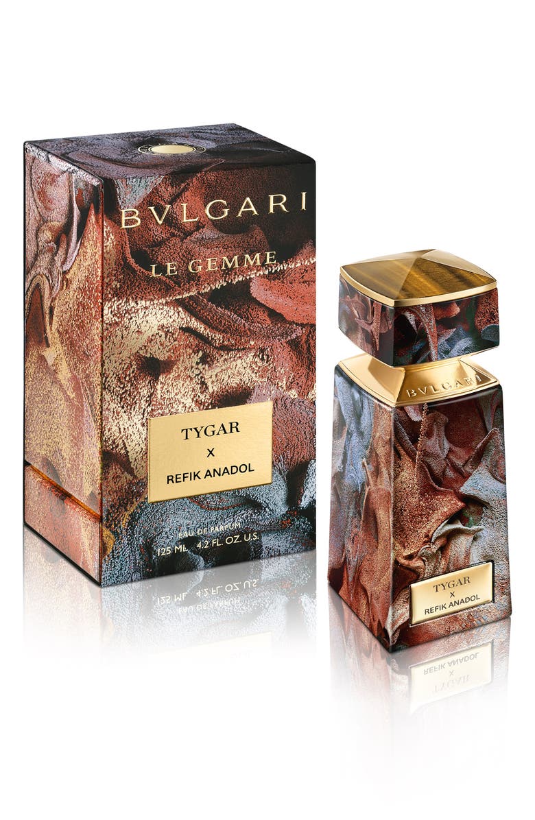 BVLGARI Le Gemme Tygar x Refik Anadol Eau de Parfum, Alternate, color, 