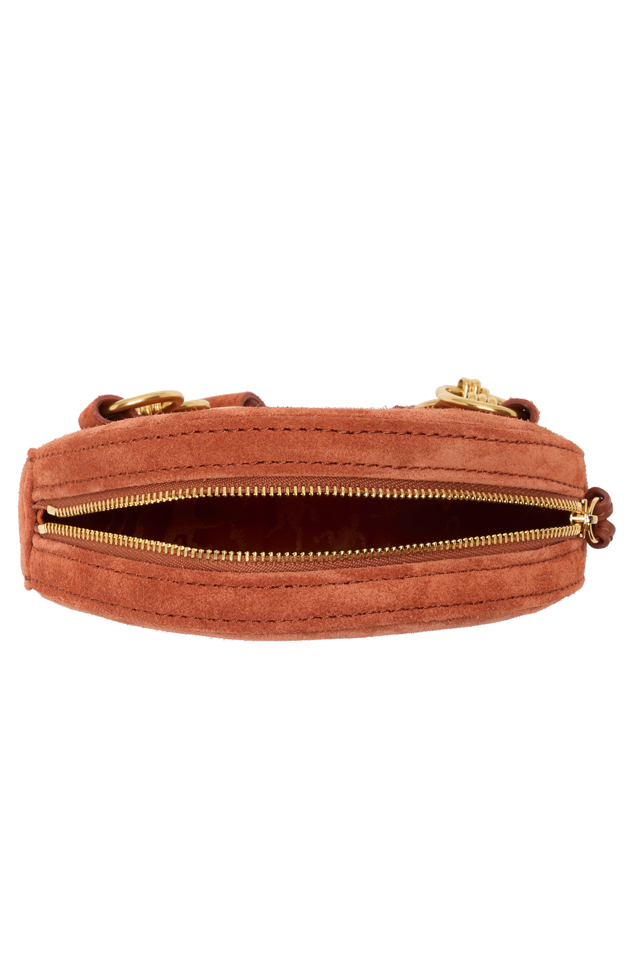 Longchamp Round Belt Bag, Alternate, color, Cognac