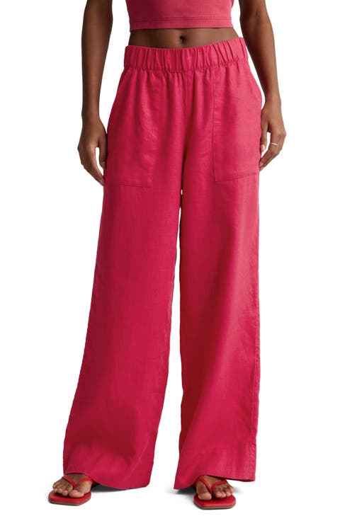 Softwash Wide Leg Linen Pants