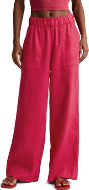 Beyond Yoga Softwash Wide Leg Linen Pants