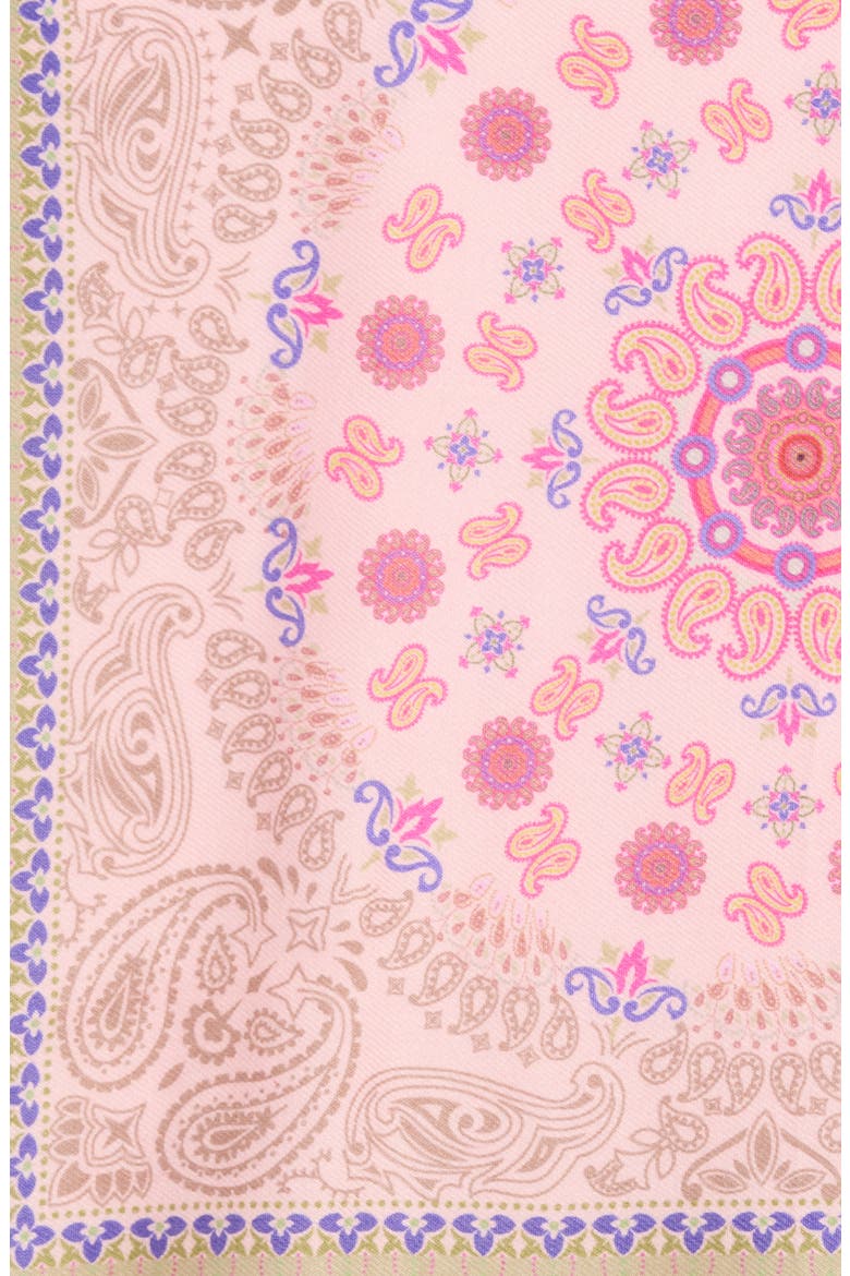 Floral Twill Bandana, Main, color, ROSE MOSAIC