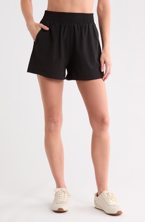Hudson High Waist Performance Shorts