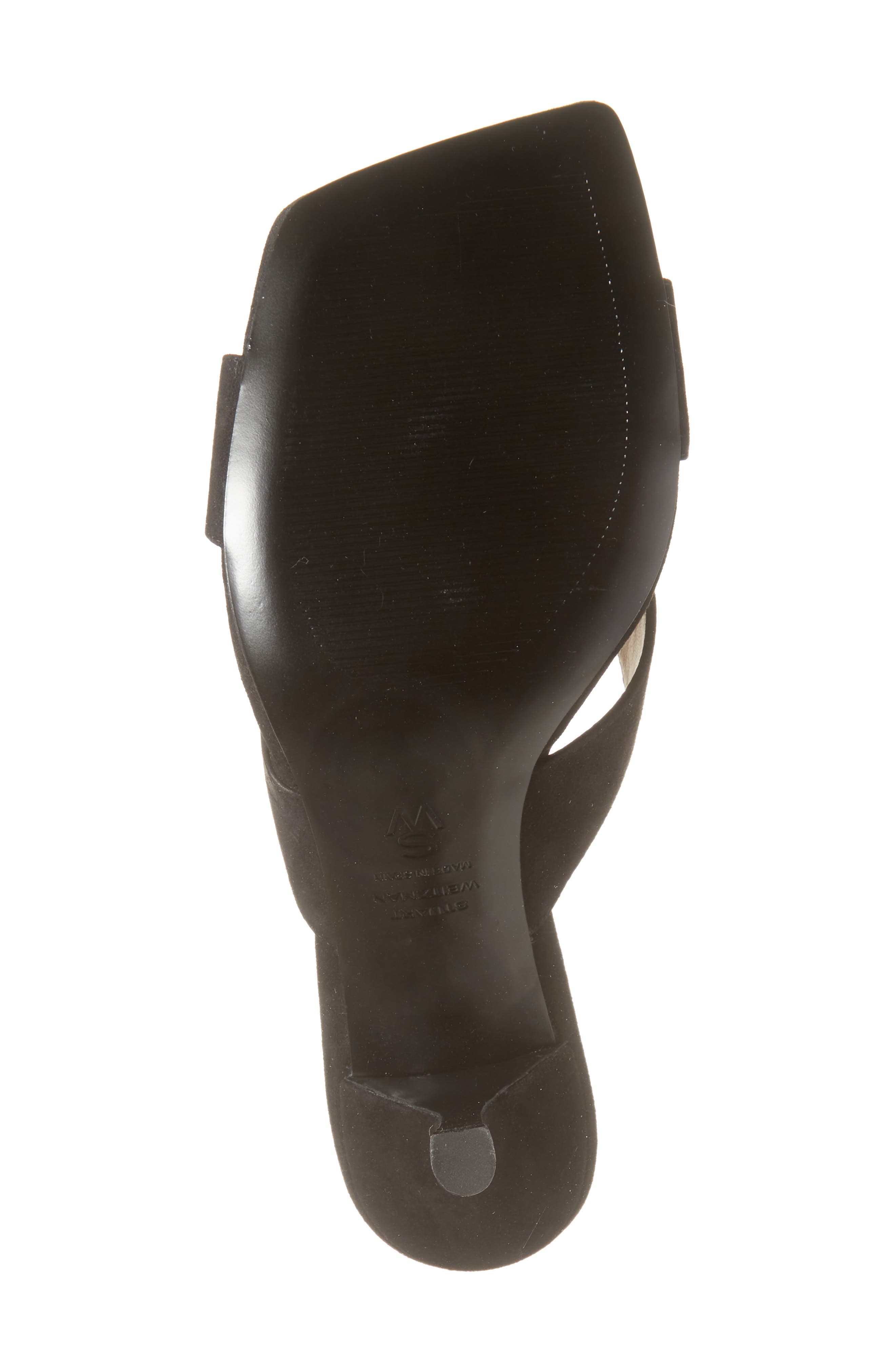 Dayna Slide 75 Sandal, Alternate, color, BLACK SUEDE