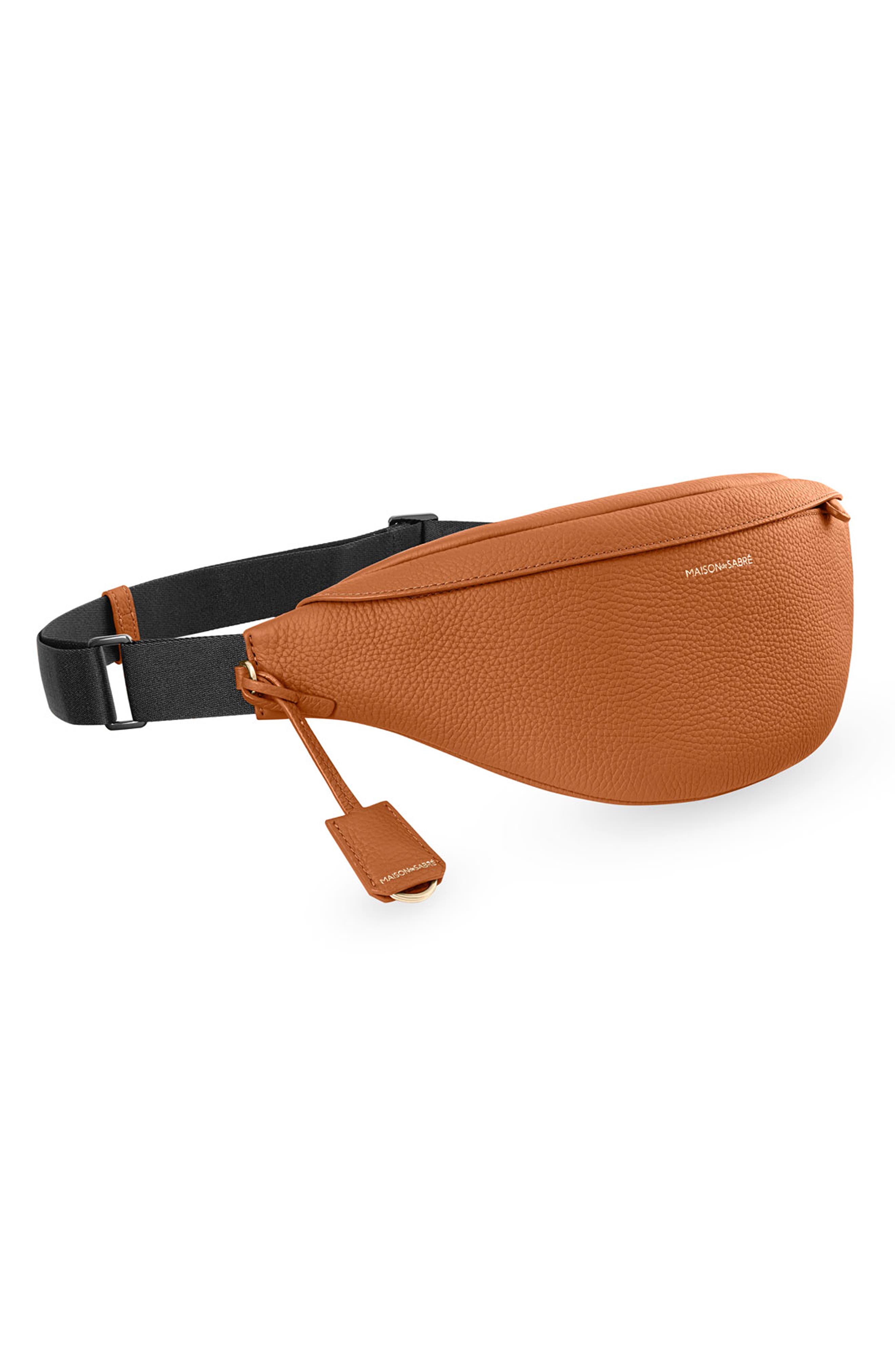 Leather Sling Bag, Alternate, color, Pecan Brown