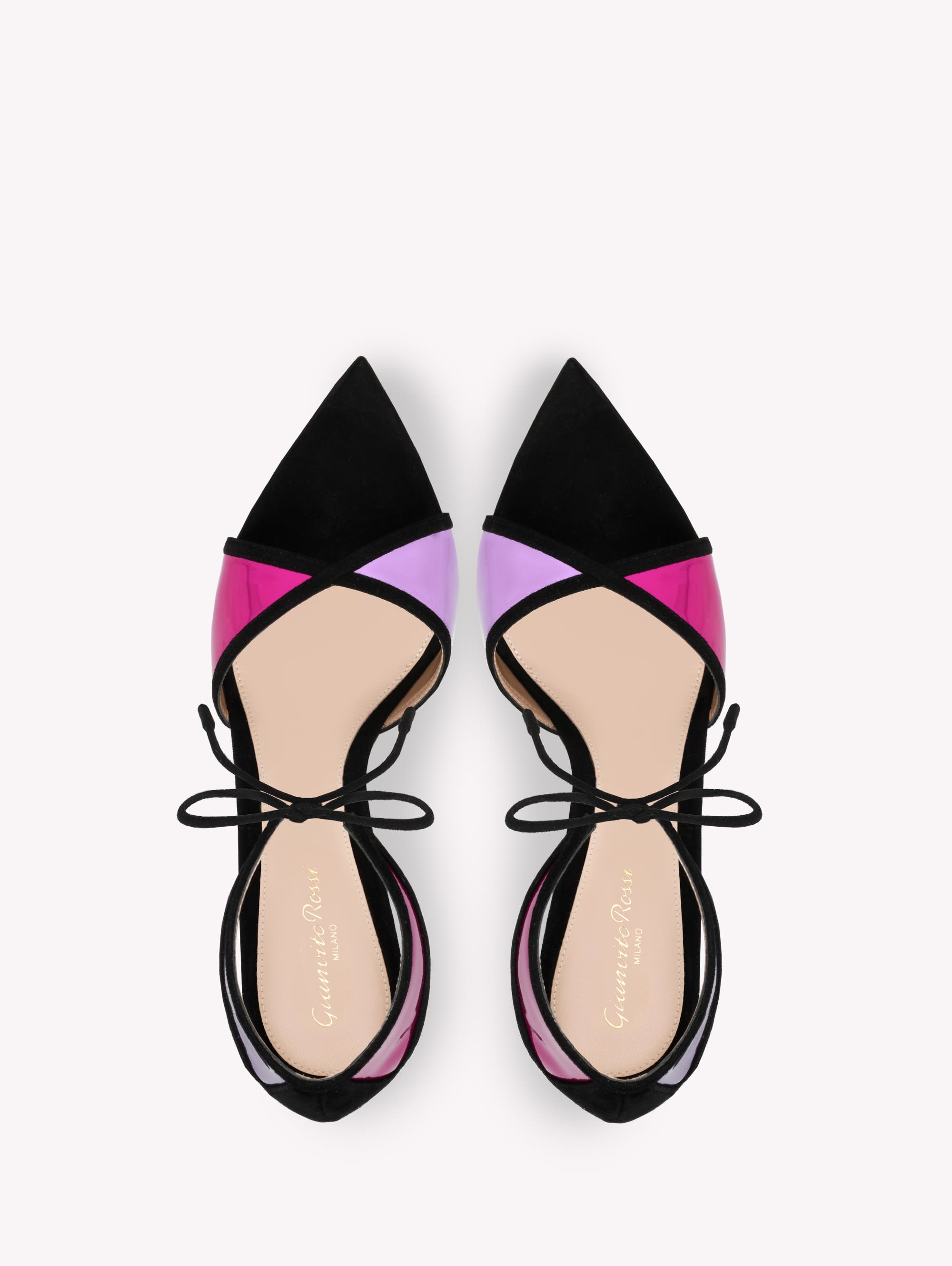 Gianvito Rossi Confetti Sandal, Alternate, color, Purple Calf