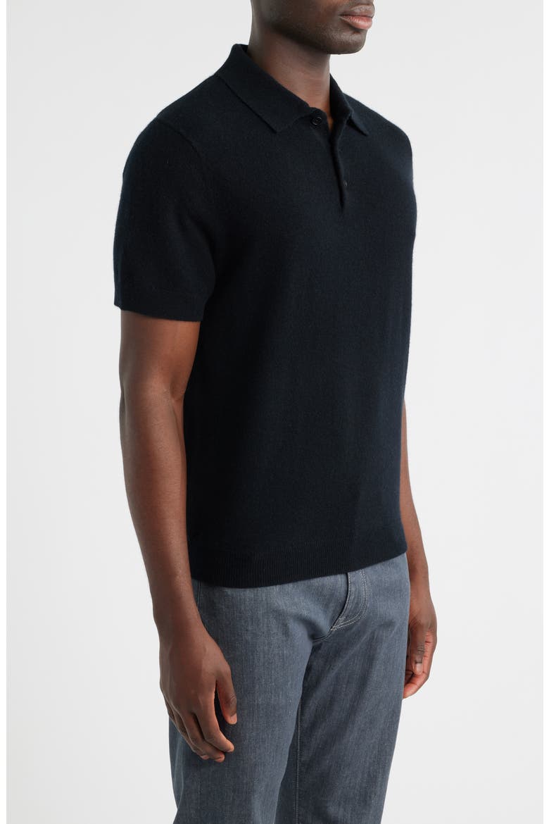 Cashmere Polo, Alternate, color, BLACK CAVIAR