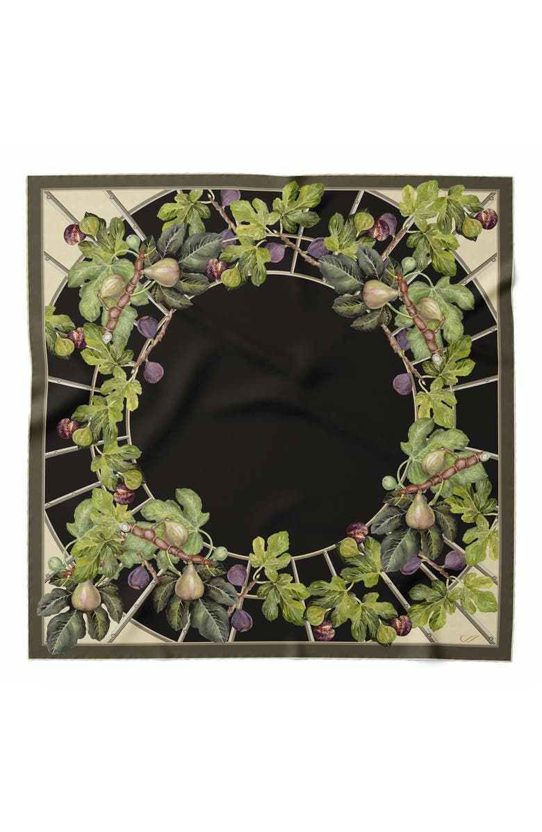 Elizabetta Tessa - Silk Foulard for Women, Main, color, Black