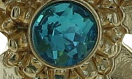Olivia Welles Kate Crystal Teardrop Flower Earrings