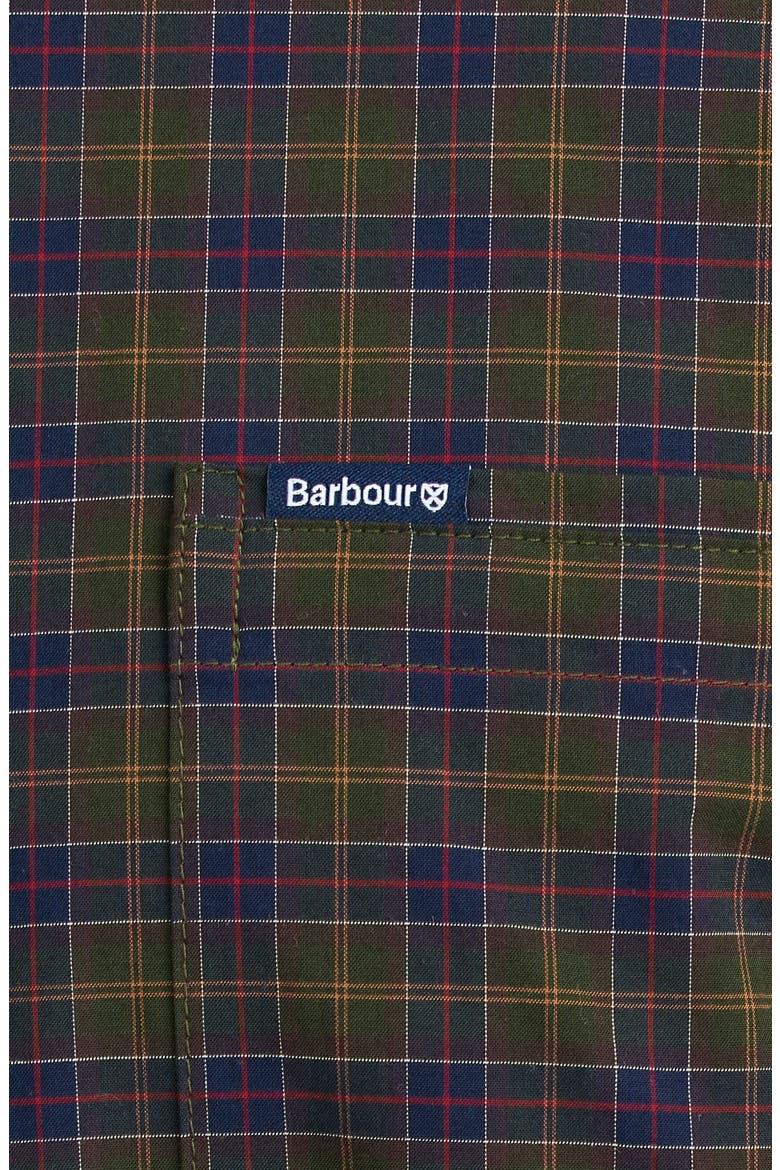 Lomond Tailored Fit Plaid Stretch Cotton Button-Down Shirt, Alternate, color, CLASSIC TARTAN