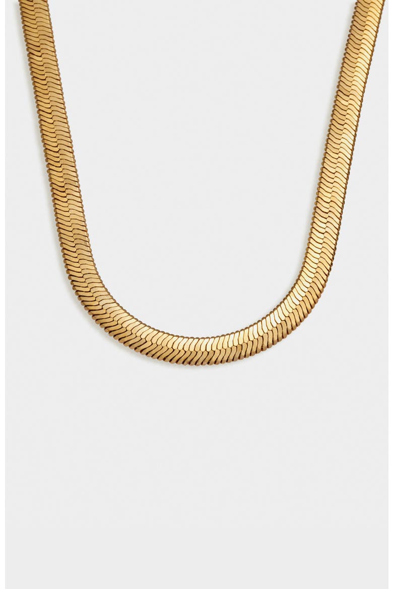 Ciana Large Snake Chain Necklace, Main, color, Gold