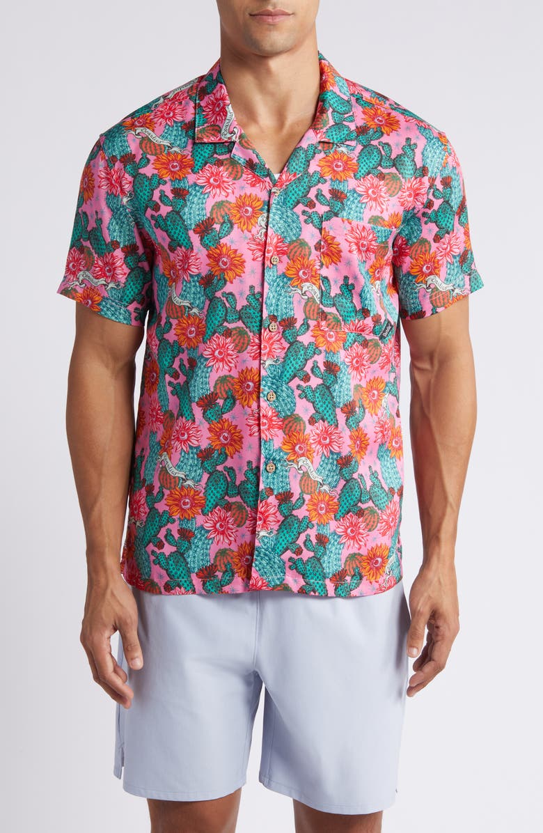 Boardies Cactus Eyeballs Camp Shirt, Alternate, color, 