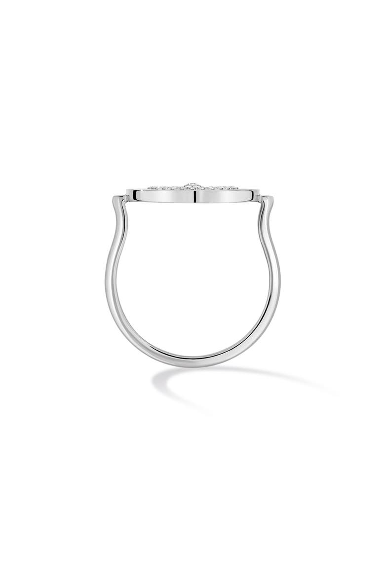 Lucky Move Diamond Pavé Ring, Alternate, color, WHITE GOLD