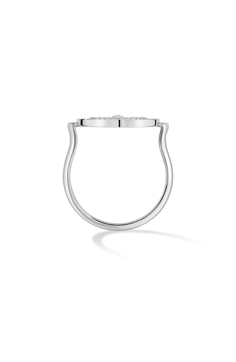 Messika Lucky Move Diamond Pavé Ring, Alternate, color, White Gold