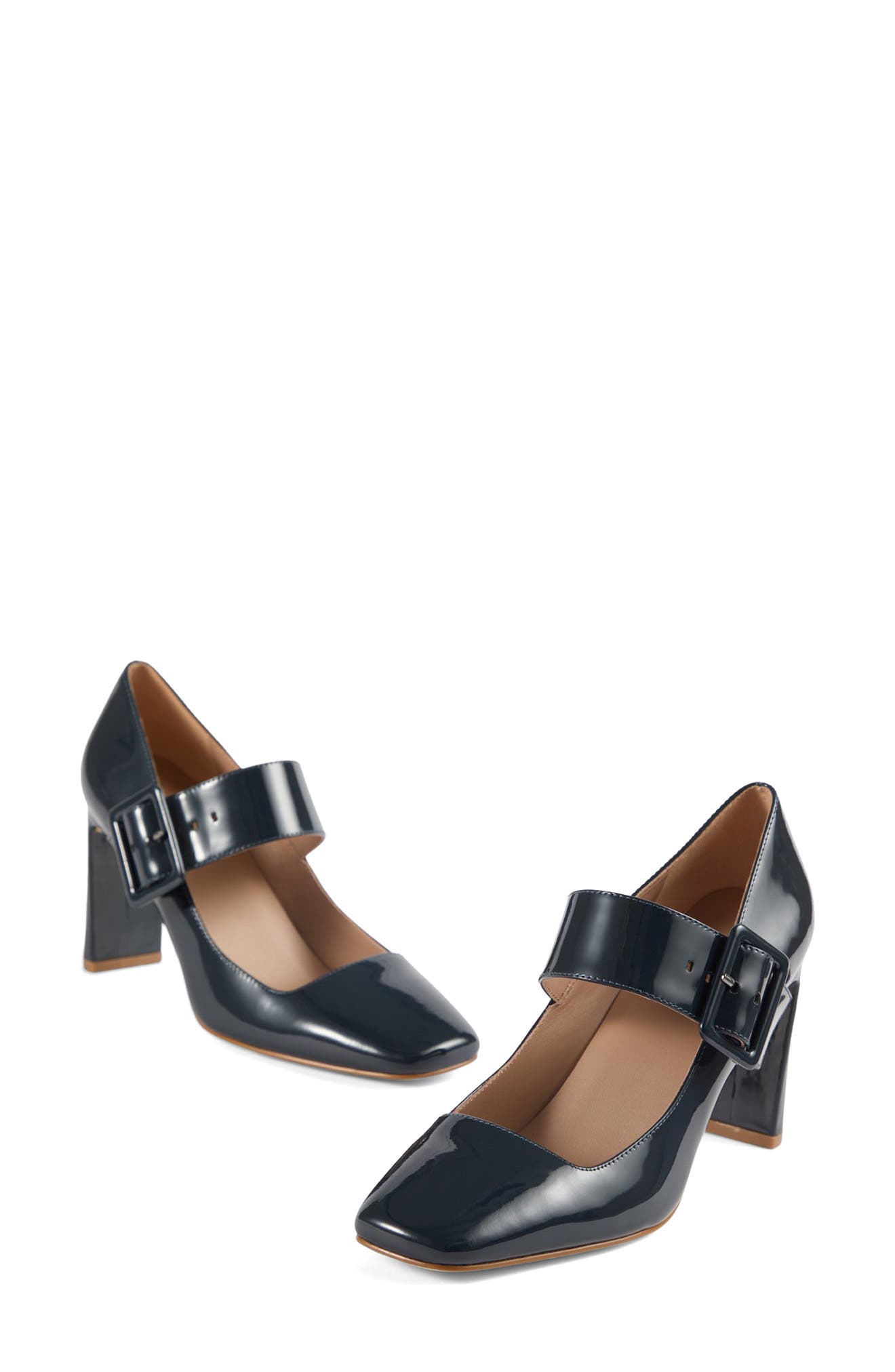 LK Bennett Phoebe Mary Jane Pump, Alternate, color, Navy