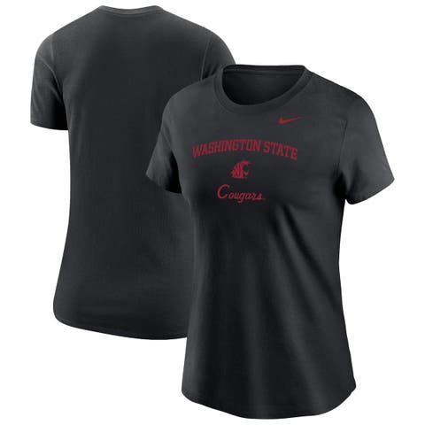 Women's Nike Black Washington State Cougars Primary T-Shirt