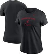 Nike Women's Nike Black Washington State Cougars Primary T-Shirt