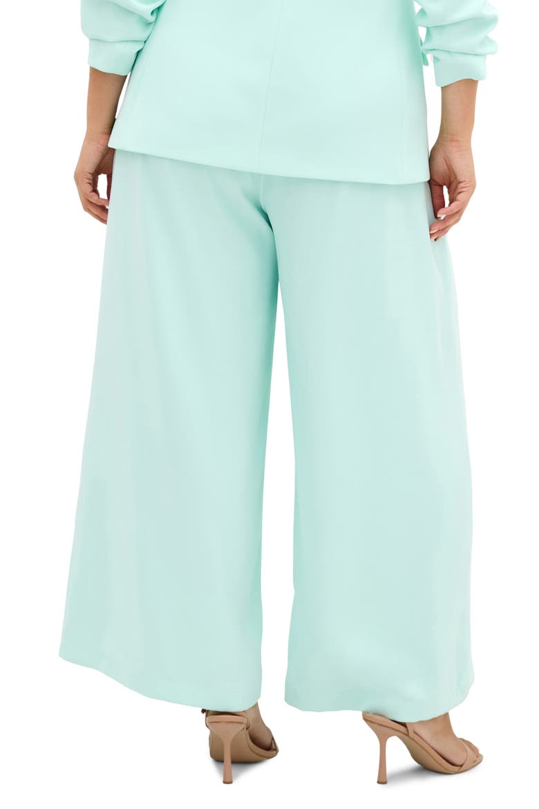 Abbie Wide Leg Pants, Alternate, color, SPEARMINT