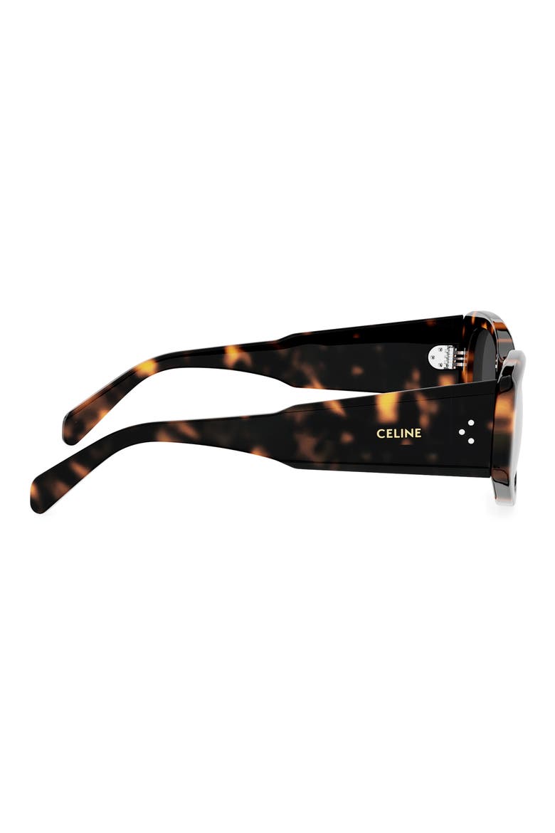 3 Dots 54mm Oval Sunglasses, Alternate, color, DARK HAVANA / SMOKE