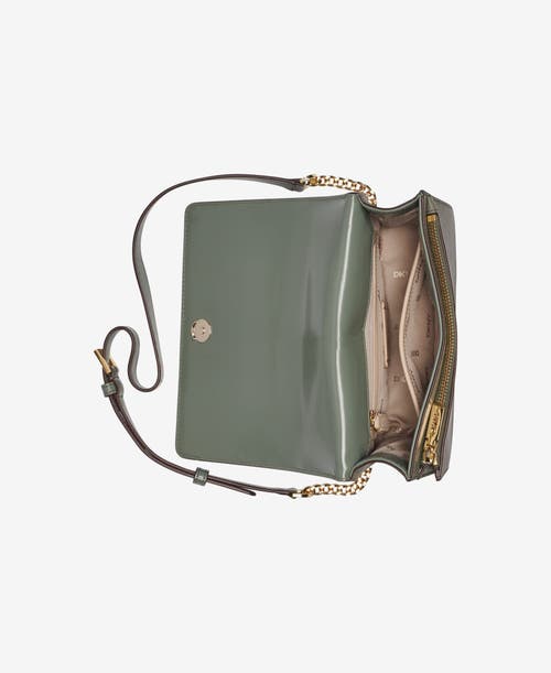 Dkny Echo Small Chain Flap In Olive