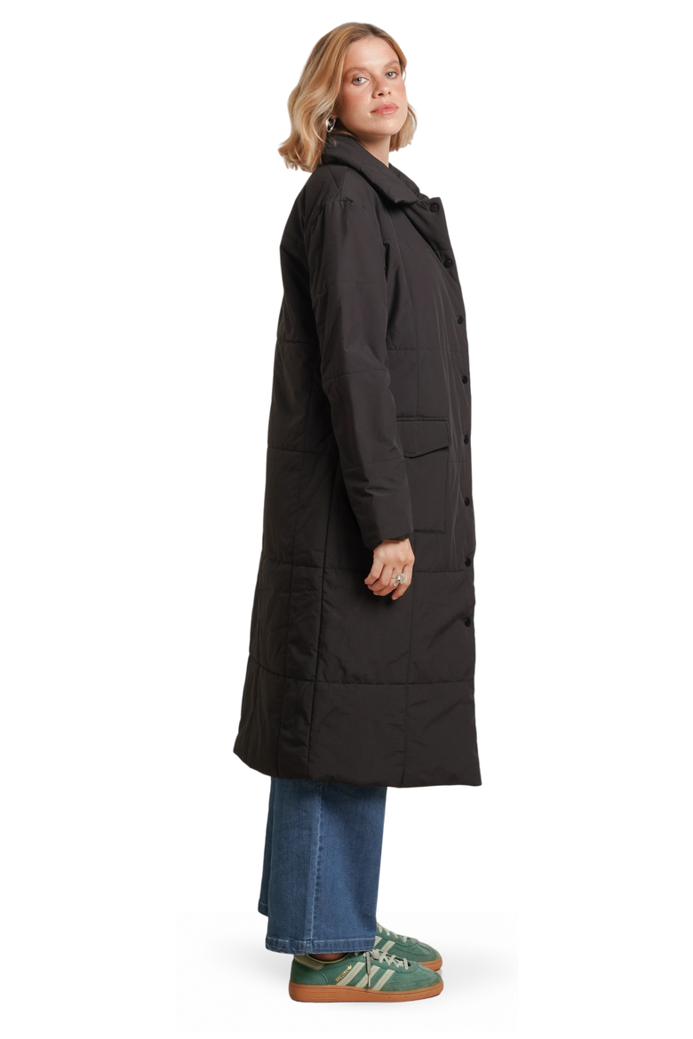 The Puffer Before & After Maternity Coat, Alternate, color, Black