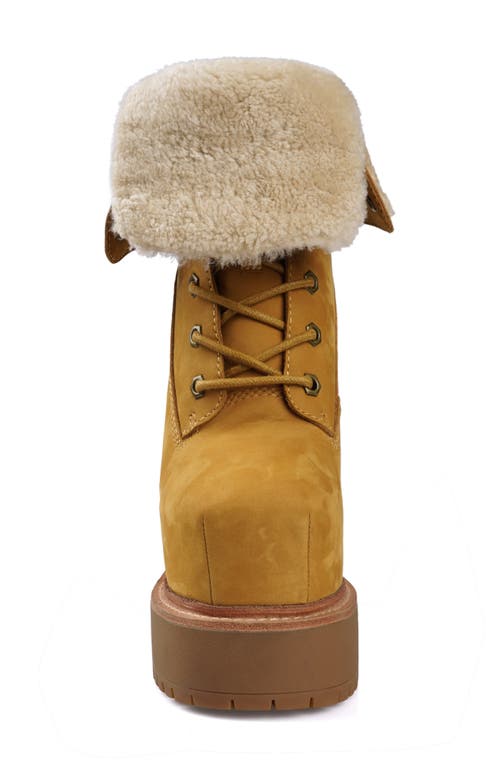 Zigi Aden Faux Shearling Lined Platform Bootie