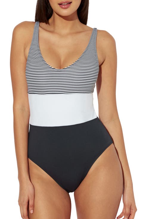 Inside the Lines One-Piece Swimsuit