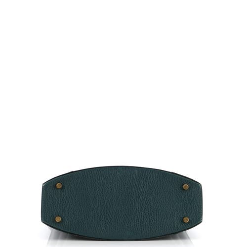 Pre-owned Hermes Hermes Cadena Bag Leather In Green