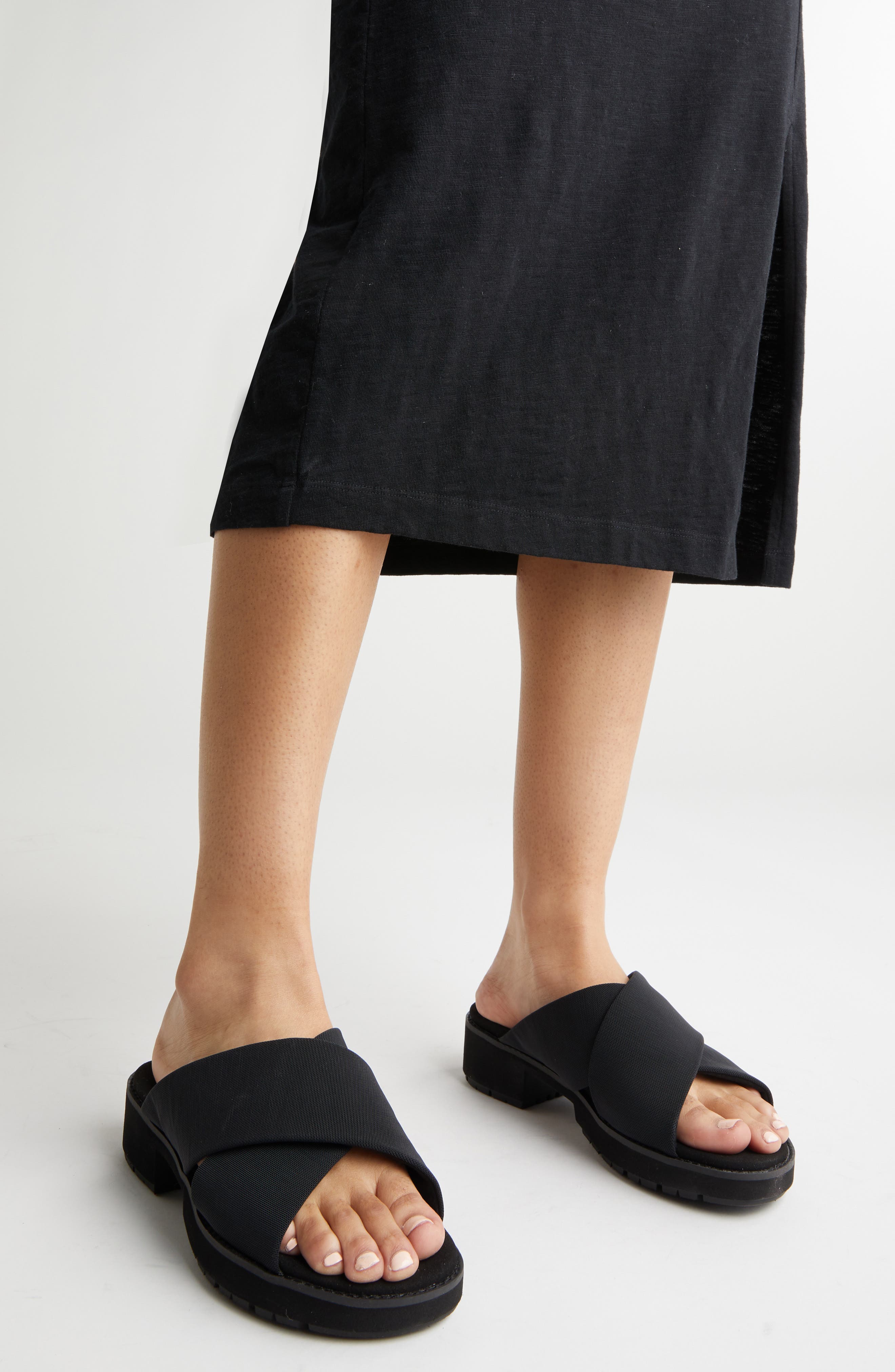 Dekkie Slide Sandal, Alternate, color, BLACK STRE