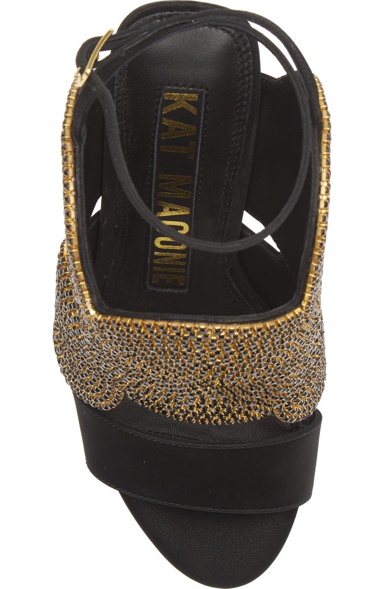 KAT MACONIE Frida Crystal Medallion Ankle Strap Sandal, Alternate, color,