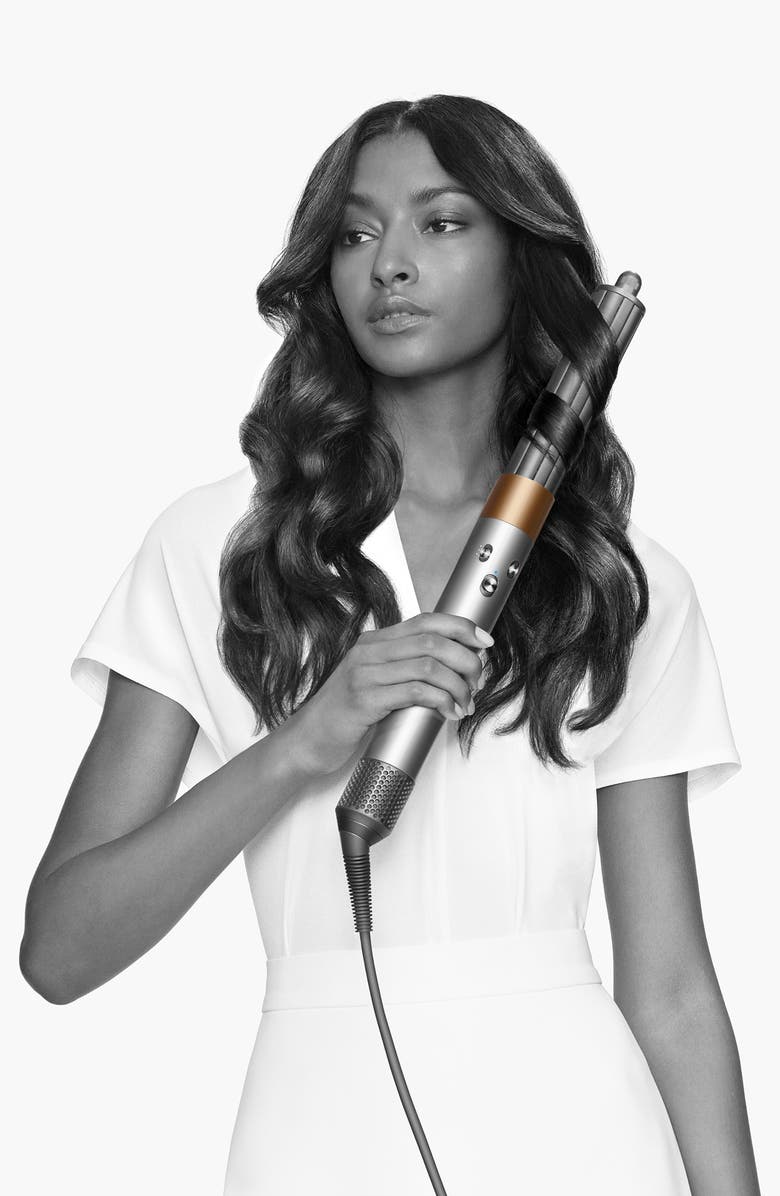 Dyson Airwrap 1.6" Long Barrel Attachment, Alternate, color, Black/ Rose