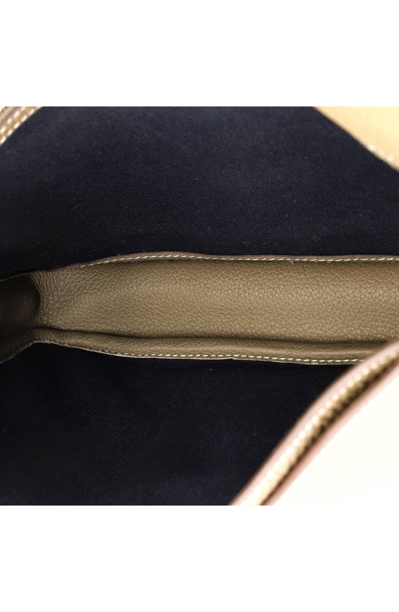 Pre-Owned Hermes Steve Light Junior Messenger Bag Togo, Alternate, color, Etoupe