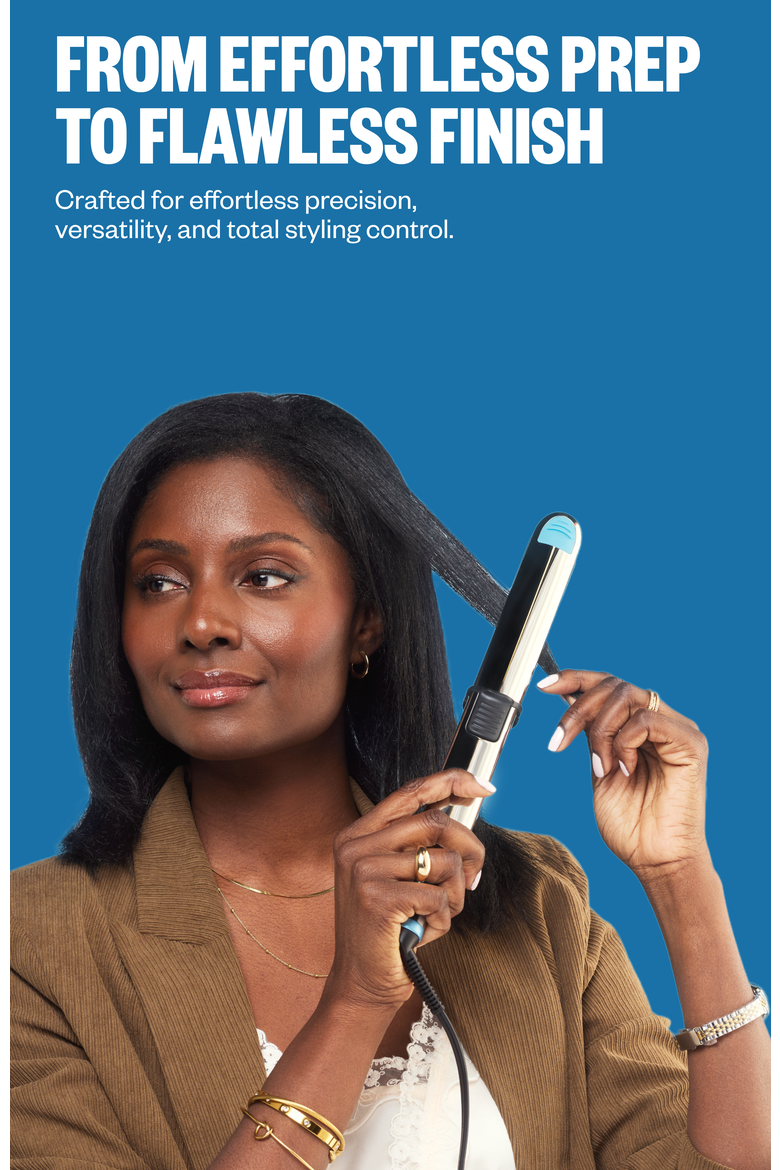 Nano Titanium Prima3000® 1¼" Ionic Straightener, Alternate, color, Blue