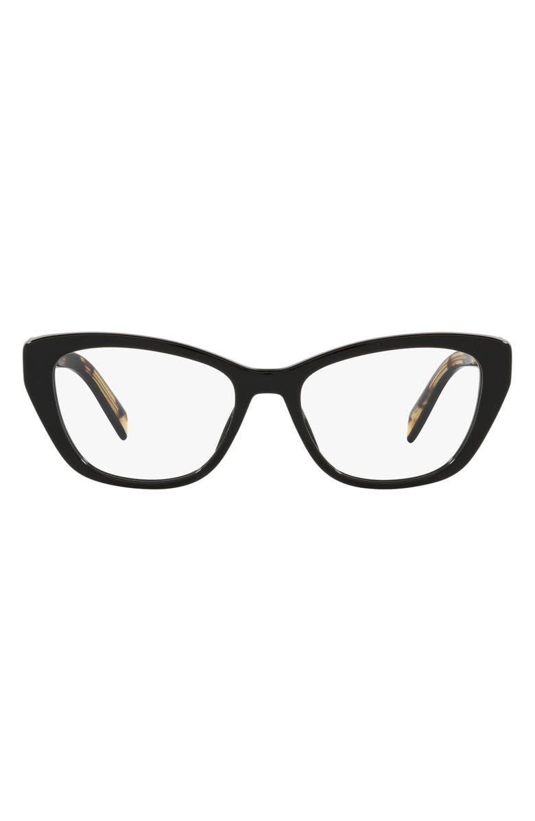Prada 52mm Cat Eye Optical Glasses, Main, color, 