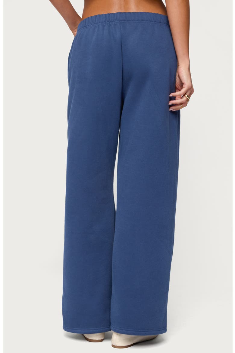 Love Edikted Wide Leg Sweatpants, Alternate, color, NAVY