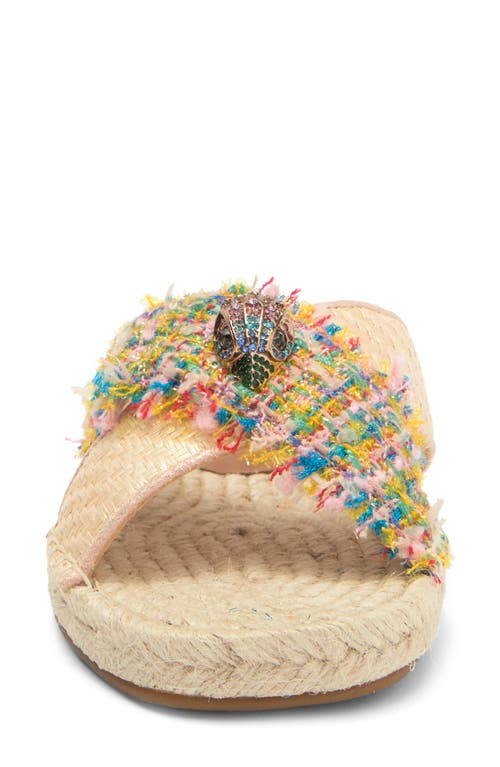 Kurt Geiger London Kensington Espadrille Slide Sandal In Beige
