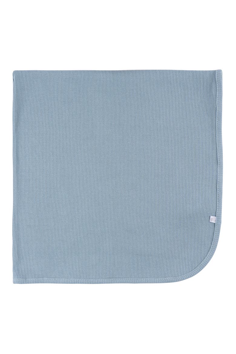 Blue Cotton Blankets 2-Pack Set, Alternate, color, Blue Leaf